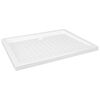 vidaXL Sprchov&aacute; vanička ABS s punt&iacute;ky b&iacute;l&aacute; 90 x 70 x 4 cm