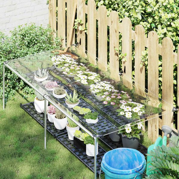 vidaXL Plachta s oky Transparentn&iacute; 1 x 2 m Polyethylen