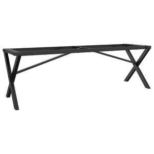 vidaXL Nohy ke konferenčn&iacute;mu stolu X r&aacute;m 140 x 30 x 43 cm ocel
