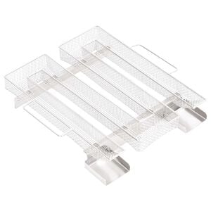 vidaXL Gener&aacute;tor studen&eacute;ho kouře 4strann&yacute; 22,5 cm nerezov&aacute; ocel