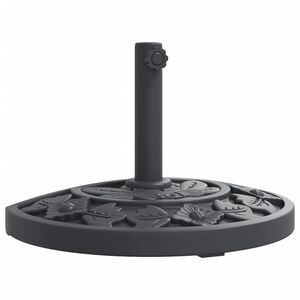vidaXL Stojan na slunečn&iacute;k pro tyč &Oslash; 38 / 48 mm 9 kg půlkruhov&yacute;