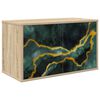 vidaXL N&aacute;stěnn&aacute; TV skř&iacute;ň WIJHE 69 x 33 x 40 cm Dub sonoma