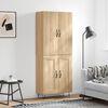 vidaXL Skř&iacute;ň highboard dub sonoma 69,5 x 34 x 180 cm kompozitn&iacute; dřevo