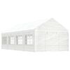 vidaXL Alt&aacute;n se střechou b&iacute;l&yacute; 8,92 x 4,08 x 3,22 m polyethylen