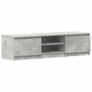 vidaXL TV stolek betonově &scaron;ed&yacute; 140 x 40 x 35,5 cm kompozitn&iacute; dřevo