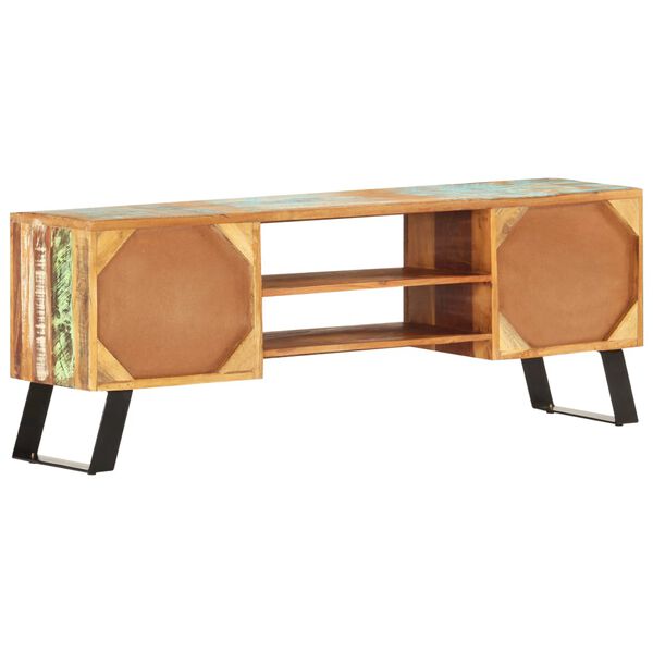 vidaXL TV stolek 120 x 30 x 46 cm masivní recyklované dřevo