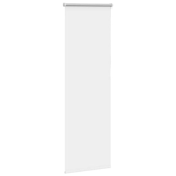 vidaXL Roleta zatemňovac&iacute; b&iacute;l&aacute; 50x175 cm &scaron;&iacute;řka l&aacute;tky 45,7 cm polyester