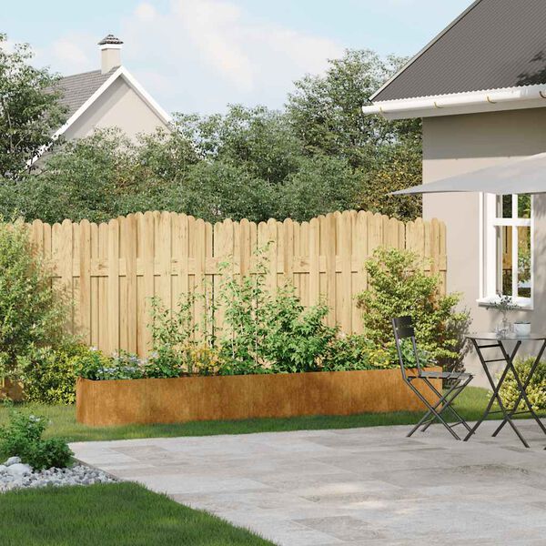 vidaXL Truhl&iacute;k rezav&aacute; 280x40x40 cm povětrnostně odoln&aacute; ocel