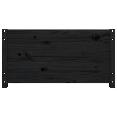 vidaXL Válenda černá 80 x 200 cm masivní borové dřevo