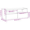 vidaXL N&aacute;stěnn&aacute; TV skř&iacute;ňka &scaron;ed&aacute; sonoma 80x30x30 cm kompozitn&iacute; dřevo