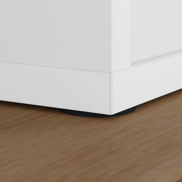 vidaXL Podložky na n&aacute;bytek 2 pcs Čern&aacute; &Oslash; 30 x 2 mm EVA