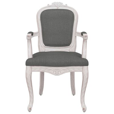 vidaXL Jídelní židle tmavě šedá 62 x 59,5 x 100,5 cm textil