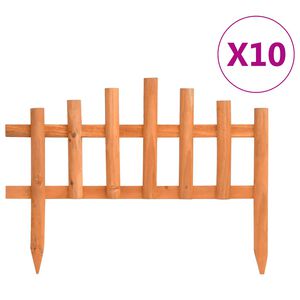 vidaXL Travn&iacute; lemy 10 ks jedlov&eacute; dřevo 4,4 m
