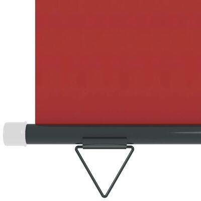 vidaXL Balkonová zástěna 122 x 250 cm červená
