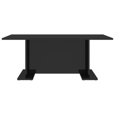vidaXL Konferenční stolek černý vysoký lesk 103,5x60x40 cm dřevotříska