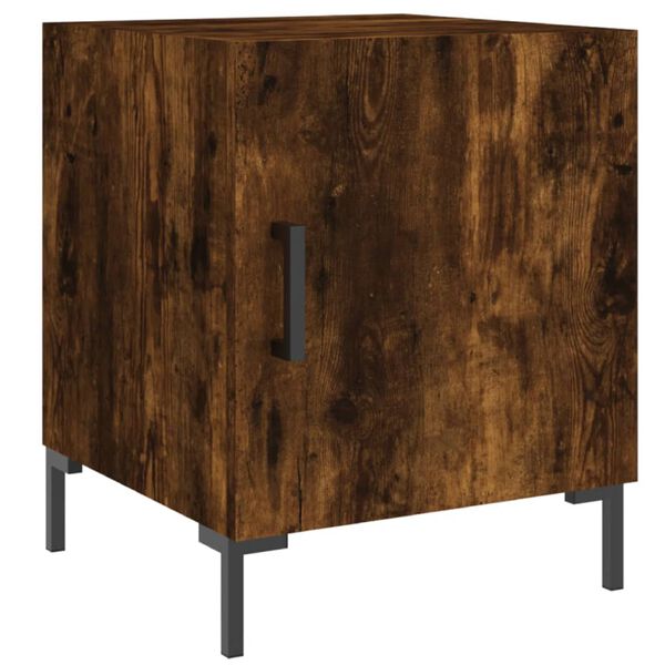vidaXL Nočn&iacute; stolky 2 ks kouřov&yacute; dub 40 x 40 x 50 cm kompozitn&iacute; dřevo