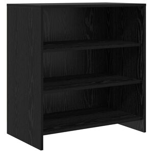 vidaXL Serv&iacute;rovac&iacute; skř&iacute;ň Čern&aacute; 70 x 41 x 75 cm kompozitn&iacute; dřevo