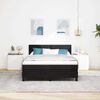vidaXL Postel s boxspringem s matrac&iacute; s čelo Čern&aacute; 140 x 190 cm samet
