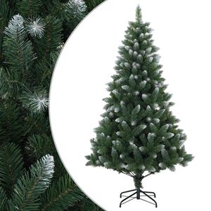 vidaXL Uměl&yacute; v&aacute;nočn&iacute; stromeček 120 cm PVC a kov Zelen&aacute;