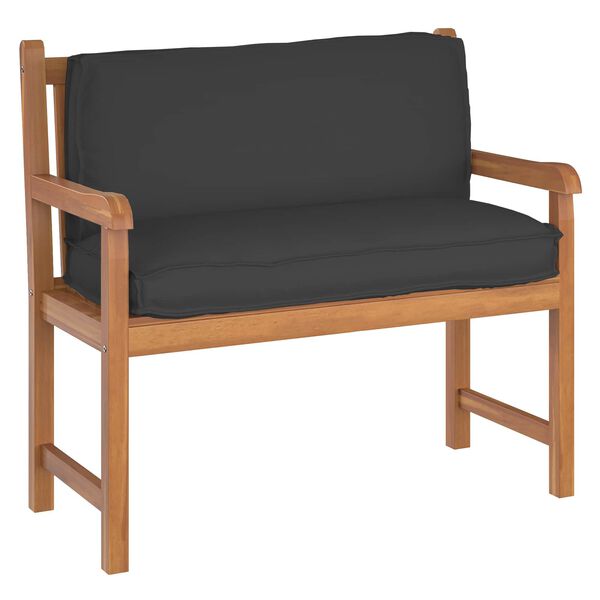 vidaXL Pol&scaron;t&aacute;ř Čern&aacute; 120 x 40 x 12 cm Oxford l&aacute;tka