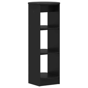 vidaXL Bočn&iacute; skř&iacute;ňka Čern&yacute; 40 x 40 x 100 cm Dřevěn&yacute; materi&aacute;l