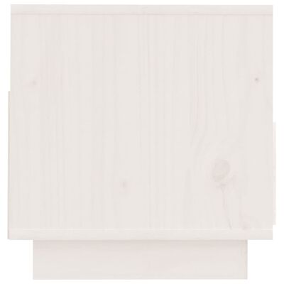 vidaXL TV skříňka bílá 60 x 35 x 37 cm masivní borové dřevo