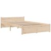 vidaXL R&aacute;m postele masivn&iacute; dřevo 120 x 190 cm Small Double