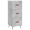 vidaXL Skř&iacute;ň highboard betonově &scaron;ed&aacute; 34,5x34x180 cm kompozitn&iacute; dřevo