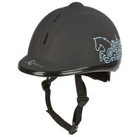 Covalliero Jezdecká helma Beauty VG1 52−55 cm černá 328250