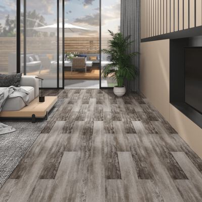 vidaXL Nesamolepicí PVC podlahová prkna 5,26 m² 2 mm matné hnědé dřevo