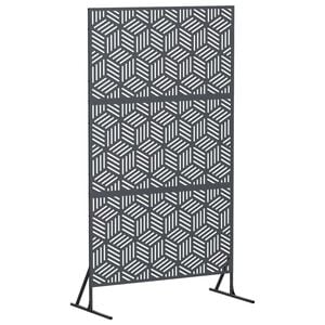 vidaXL Obrazovka pro soukrom&iacute; 100 x 50 x 180 cm Ocel Antracitov&aacute;