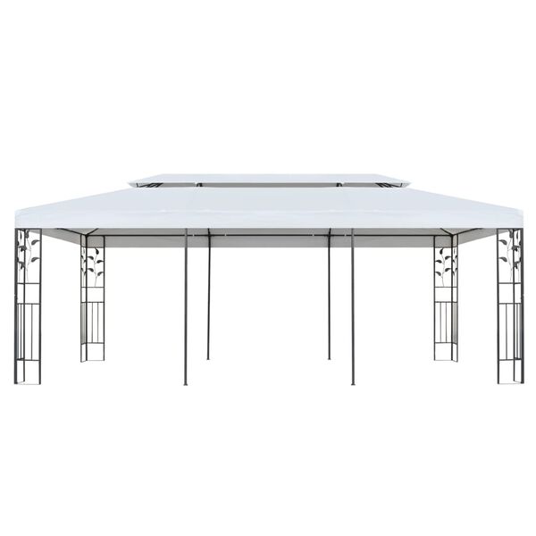 vidaXL Altán 3 x 6 m bílý