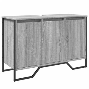 vidaXL Koupelnov&aacute; skř&iacute;ňka pod umyvadlo &scaron;ed&aacute; sonoma 91x35x60cm kompozit