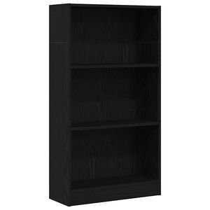 vidaXL Knihovna čern&yacute; dub 60 x 24 x 109 cm, dřevěn&eacute;