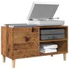 vidaXL Skř&iacute;ňka na LP desky old wood 84,5 x 38 x 48 cm kompozitn&iacute; dřevo