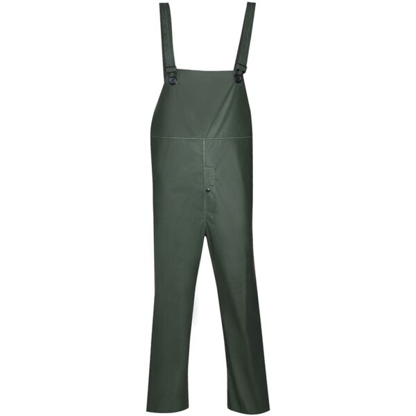 Nepromokavý vysoce odolný 2dílný oblek s kapucí zelený L