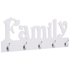 vidaXL Nástěnný věšák FAMILY 74 x 29,5 cm