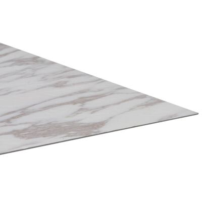 vidaXL Samolepící podlahové desky z PVC 5,11 m² bílý mramor