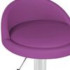 vidaXL Mas&aacute;žn&iacute; stolička fialov&aacute; uměl&aacute; kůže