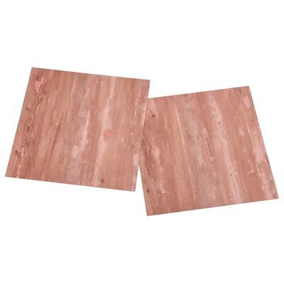 vidaXL Samolepicí podlahové desky 20 ks PVC 1,86 m² červené
