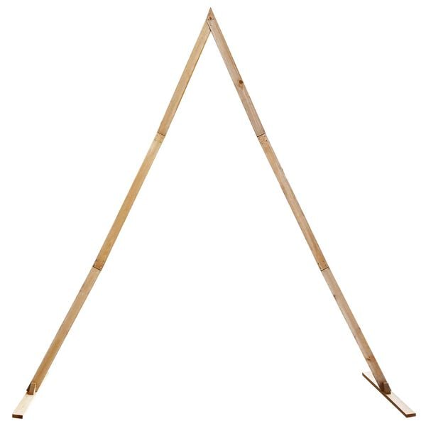 vidaXL Svatebn&iacute; oblouk Světle hněd&aacute; 202 x 95 x 254 cm