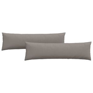 vidaXL Pohovkov&eacute; pol&scaron;t&aacute;ře 2 pcs Taupe 145 x 40 cm textil