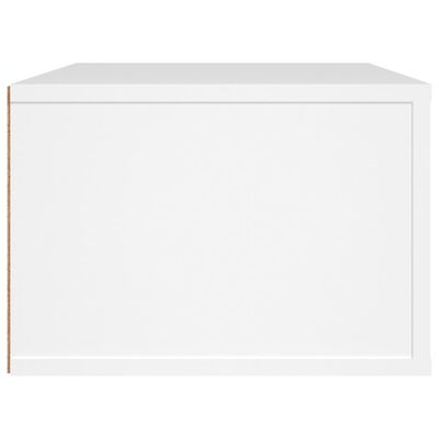 vidaXL Závěsná TV skříňka bílá 80 x 36 x 25 cm kompozitní dřevo
