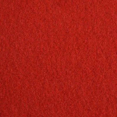 vidaXL Výstavářský koberec hladký 1,2 x 12 m červený