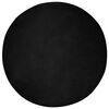 vidaXL Koberec z umělé králičí kožešiny Olite Černá Ø 200 cm Polyester