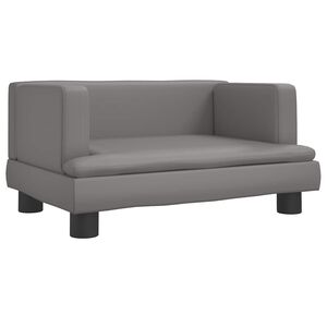 vidaXL Pel&iacute;&scaron;ek pro psy &scaron;ed&yacute; 60 x 40 x 30 cm uměl&aacute; kůže