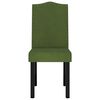 vidaXL J&iacute;deln&iacute; židle 2 ks tmavě zelen&eacute; samet