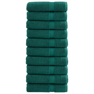 vidaXL Pr&eacute;miov&eacute; osu&scaron;ky SOLUND 10 ks zelen&eacute; 100x150 cm 600 g/m&sup2;