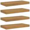 vidaXL N&aacute;stěnn&aacute; polička 4 ks B&eacute;žov&aacute; 50 x 23,5 x 3,8 cm