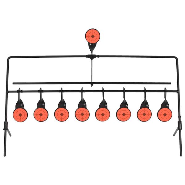 vidaXL Automaticky resetovatelný rotační střelecký terč s 8 + 1 terčem